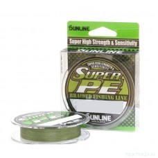 Леска плетен. SUNLINE NEW Super PE (Dark Green/темно-зел.) 0.165mm (#1.0) 150m